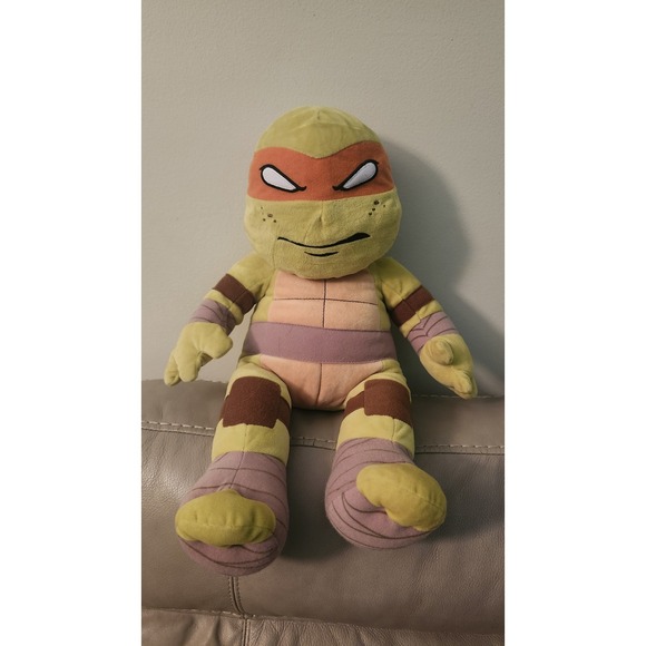 Build a Bear Teenage Mutant Ninja Turtles Michelangelo 18" Plush Stuffed Toy - Picture 2 of 4